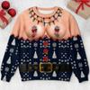 Men's Casual Crewneck Top with Fashion Print and Spliced Paneled Design for Everyday Wear