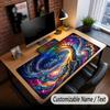 Music General Theme Custom Mouse Pad Personalized With Name Text Customized Desk Mat For Office Home Decor