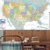 Map of the United States-Administrative Map,for Classroom,Student Room&Home,Educational Wall Art,Travel Supplies