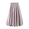 Women's Balloon Long Skirts Street Elastic Waist Flowy Loose Cargo Skirt Aesthetic Women Clothes