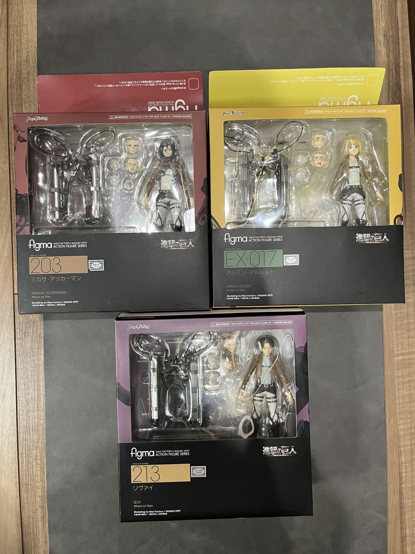 

[USED] figma Attack on Titan figma 213 Levi EX-017 Armin