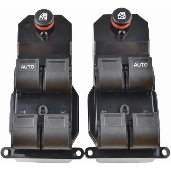 35760-S9A-G042A 35760-S9A-G042 Black Electric Power Window Switch for Honda CRV 2002-2006 Civic 2001-2005 35760S9AG042A(Left)