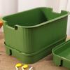 1/2/3x Seed Sprouter Tray with Cover Sprout Dish Growing Pot Seed Germination Tray Soilless Cultivation Germination Nursery Tray
