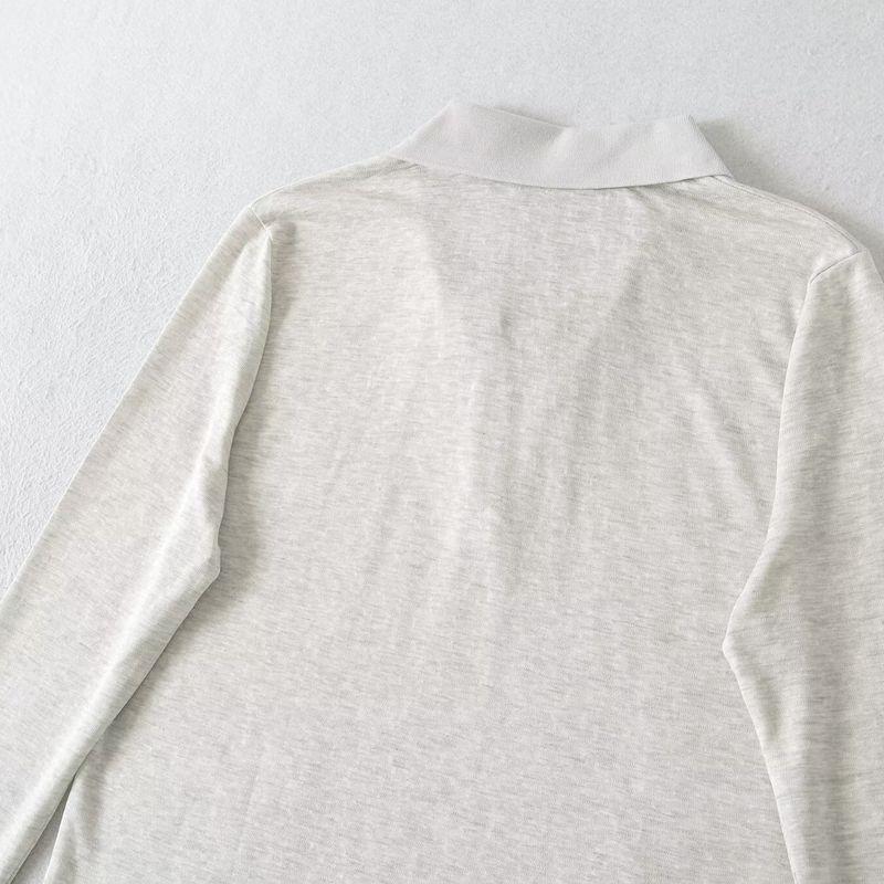 Counter Same Zbzr Autumn New Women Clothes Polo Shirt T-shirt Long Sleeve Breathable Cover Up Badminton Sports Top