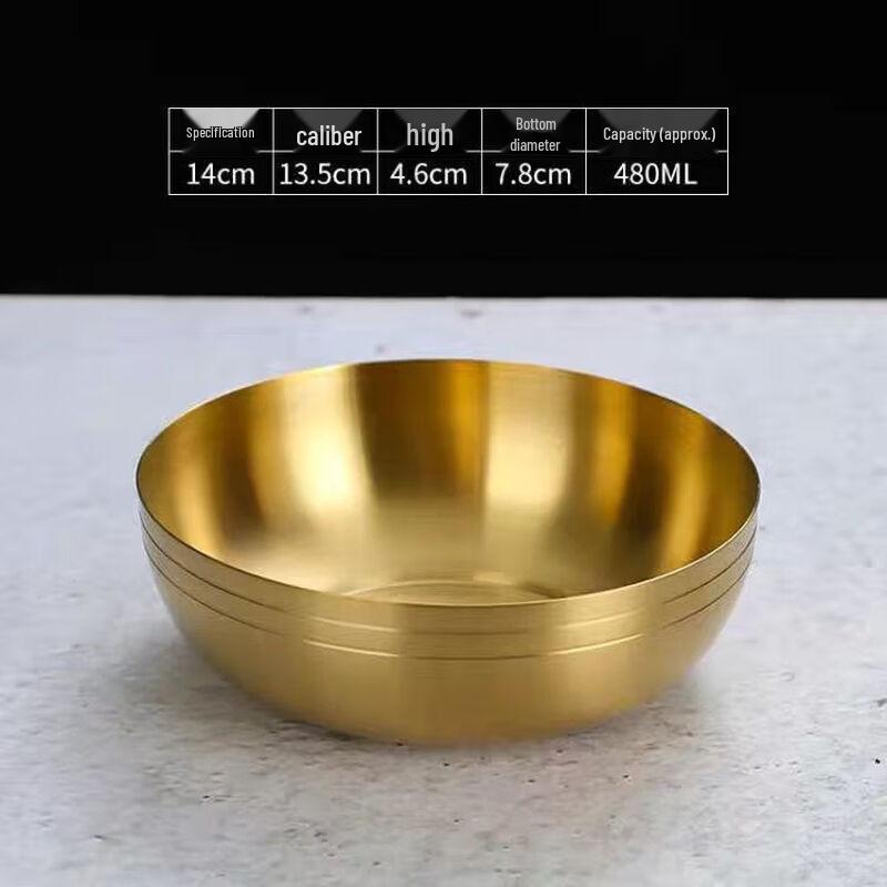 ZISIZ Stainless Steel Rice and Soup Bowl
