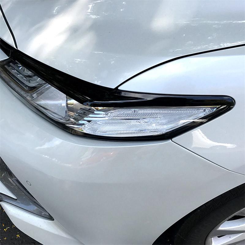 1 Paar Koplamp Ooglid Cover Koplamp Lamp Wenkbrauwen Vormen Trim Voor Toyota Camry Le Xle Se Xse 2018-2023