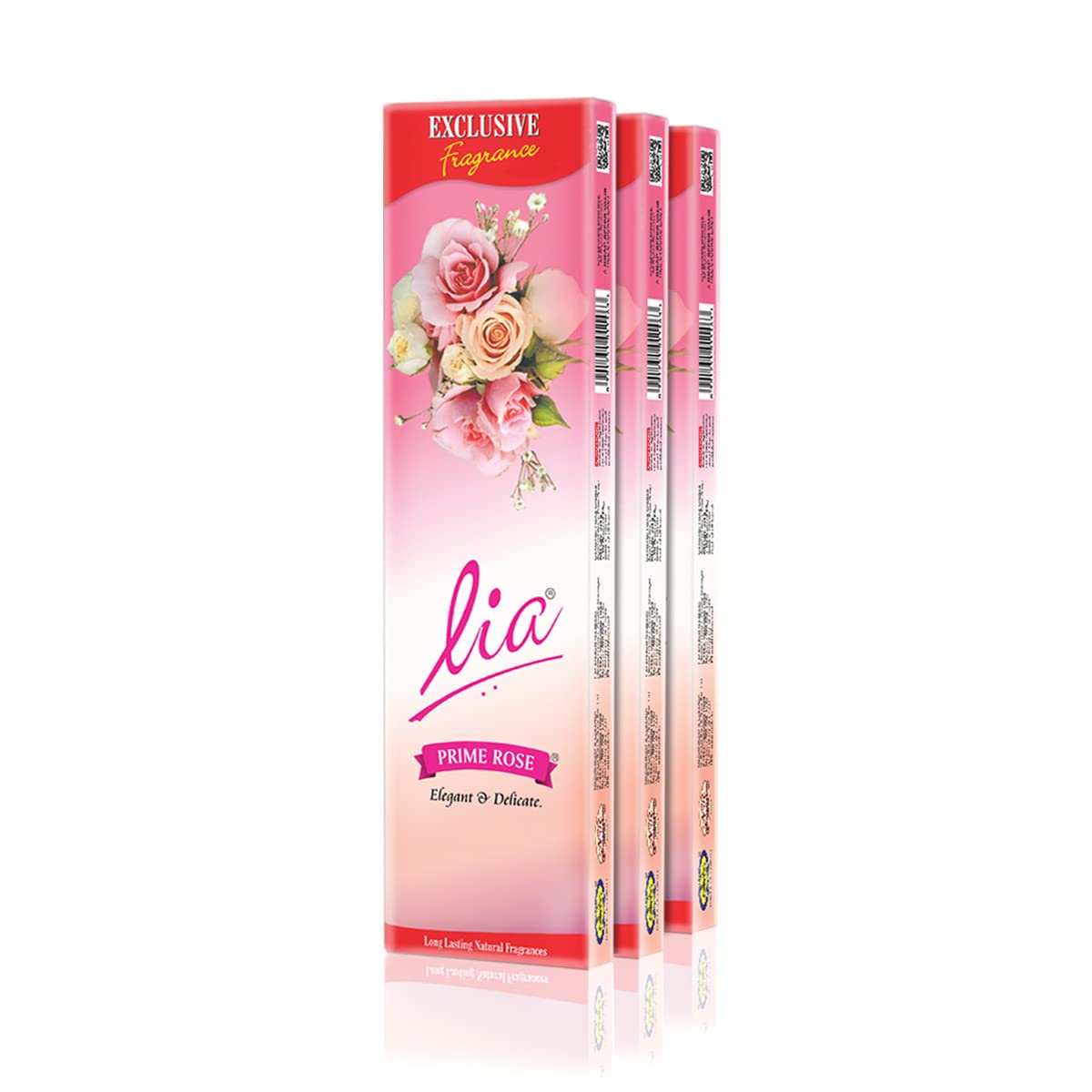 

Cycle Pure Lia Prime Rose Агарбатти Упаковка из 3 штук по 235 г каждая для ежедневной пуджи, медитации, йоги, праздничного использования