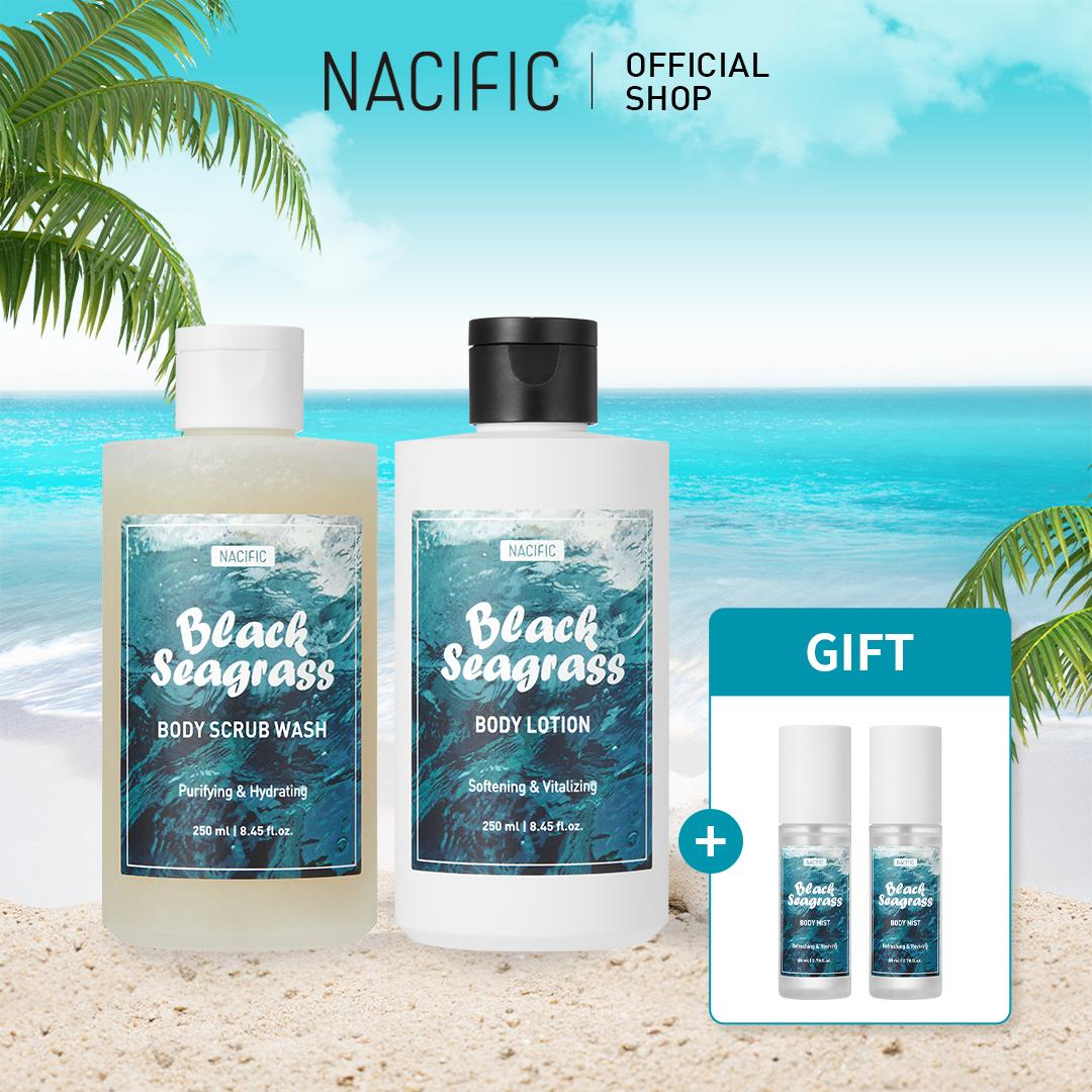 

[NACIFIC] BLACK SEAGRASS Специальный набор для ухода за телом/волосами фиолетовый