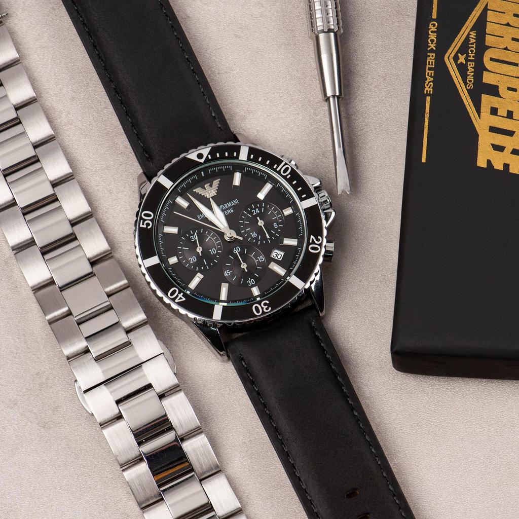 CORROPELLE Pulseira de Relógio de Couro Genuíno de Substituição Rápida Sem Ferramentas Retro Elegante Crazy Horse Tátil Unissex, Liberação Rápida, 18mm, 19mm, 20mm, 21mm, 22mm,