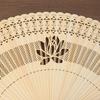 Folding Bamboo Hollow Hand Tassels Fan Summer Hot Day Cooling Tool DecorationWhite