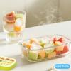 2 In 1 Ice Cube Mold Flexible Silicone Bottom Twist Demoulding Ice Tray with Straw Ice Cube Tray And Water Bottle Leakproof Portable Ice Water