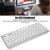 VGEBY Wireless Keyboard, Mini Keyboard, Fast Response, 78 Keys, Ultra-Thin, Multi-System Compatible, Low Noise, for Tablets, Smartphones, and Laptops