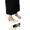 Baotou Half Slippers Women's Summer Wear 2025 New Thick Heel High Heels French Muller Shoes High-end Cool Slippers