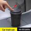 Mini Car Trash & Storage Bin with Cup Holder