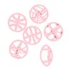 6x Football Earring Cutting Molds Clay Earrings Moulds Handmade Pendant Molds Jewelry Making Molds Clay Earrings Cutter