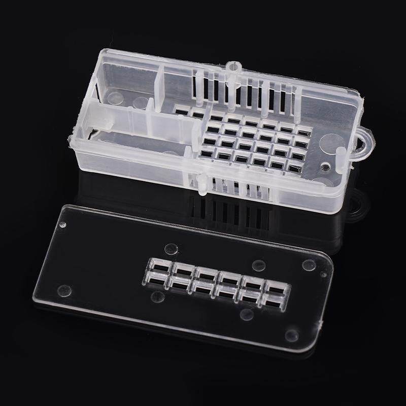 30pcs Bee Tools Bee King Transparent Cage Transport Queen Bee Cage Rearing Cage Cell Prisoner King Cage Beekeeping Supplies