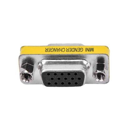 Mini samice na HD15 pinový samčí VGA měnič převodník adaptér konektor