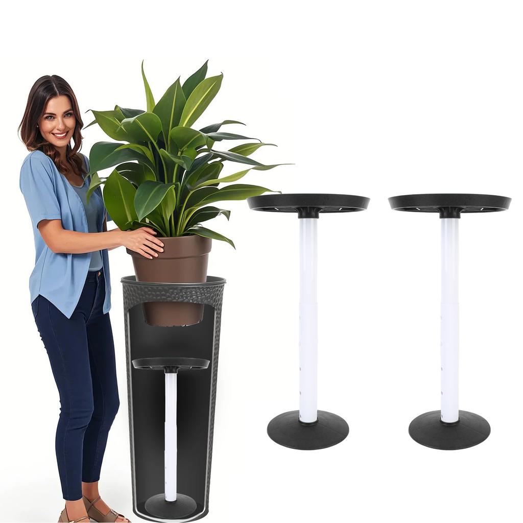 2 Sets   Verhogers voor Planten met Drainagegat Potvuller Verhogingen voor Binnen Bloempot Container