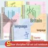 Back-to-School Essential Coil Subject Notebook Set - B5 Thickened Math Notebook for Junior & Senior High Students