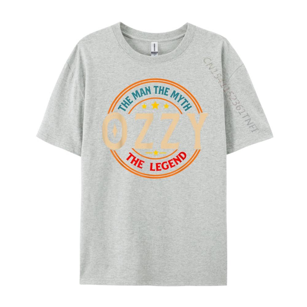 Ozzy Der Mann Der Mythos Die Legende Personalisierte Grafik T-Shirts Herren Übergroß Bedrucktes T-Shirt T-Shirt Normal