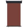 VidaXL Balcony Side Awning 100x250 Cm Brown 48417