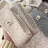 Women'S Autumn And Winter Thick Socks With Warm Midsole Cute And Fashionable Solid Color Sweat Absorbing And Odor Proof Socks