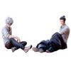 Gojo Satoru & Geto Suguru Posizione Seduta Action Figure Jujutsu Kaisen Anime Modello da Collezione Giocattolo Regalo