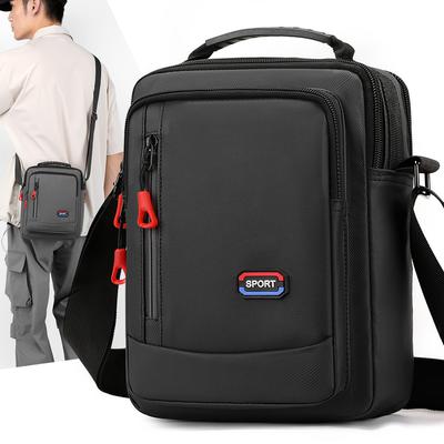 Herren Umhängetasche 2024 Neue lässige Herrentasche wasserdichte Outdoor-Multifunktions-Umhängetasche