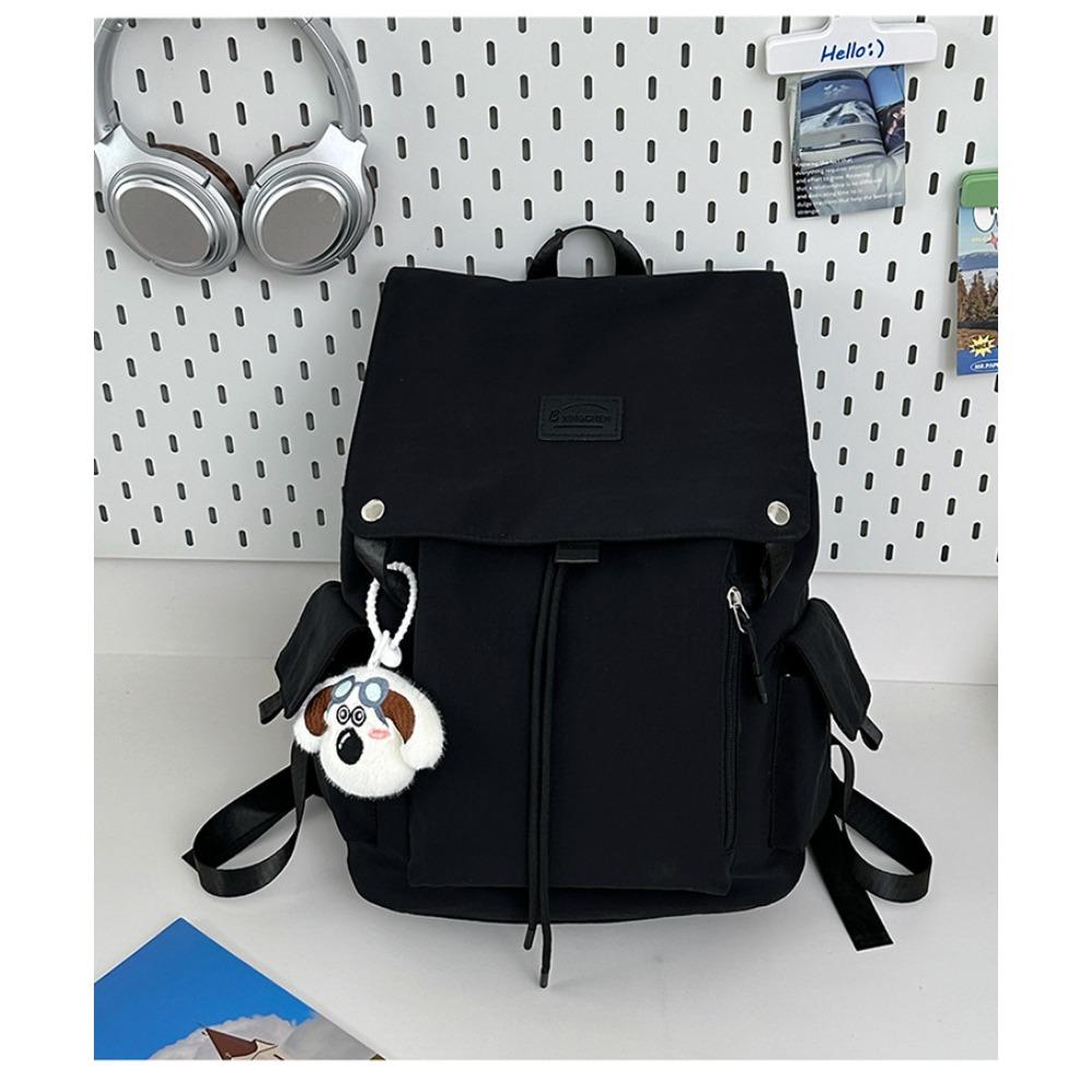 New Schoolbag Female Student Lightweight Large Capacity Contrasting Color Leisure Outdoor Travel Commuting Simple Backpack