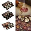Wax Seal Stamp Gift Box Set 26 Letters Sealing Wax Stamps with 2pcs Wooden Handles Wax Stamp Kits for Cards Envelopes