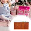 1/12 Dollhouse Modern Kitchen Cabinet Handmade High Simulation Furniture Model Ornament DIY Projects