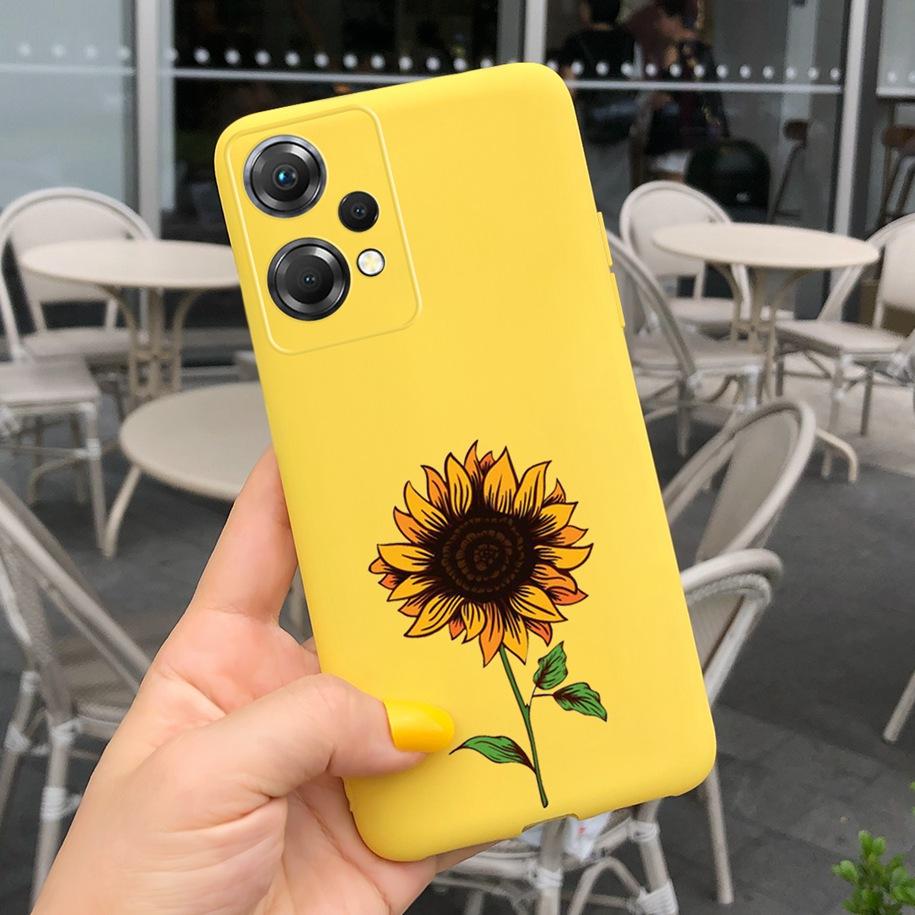 For OnePlus Nord CE 2 Lite 5G Case Daisy Flower Soft Silicone Back Cover for One Plus Nord CE 2 Lite 5G Cases CE2 Lite Funda Bag