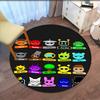 Sprunki Printed Round Rug Carpet Chair Rug Area Rug Entryway Doormats,for Office Chair Living Room Bedroom Kitchen Room.