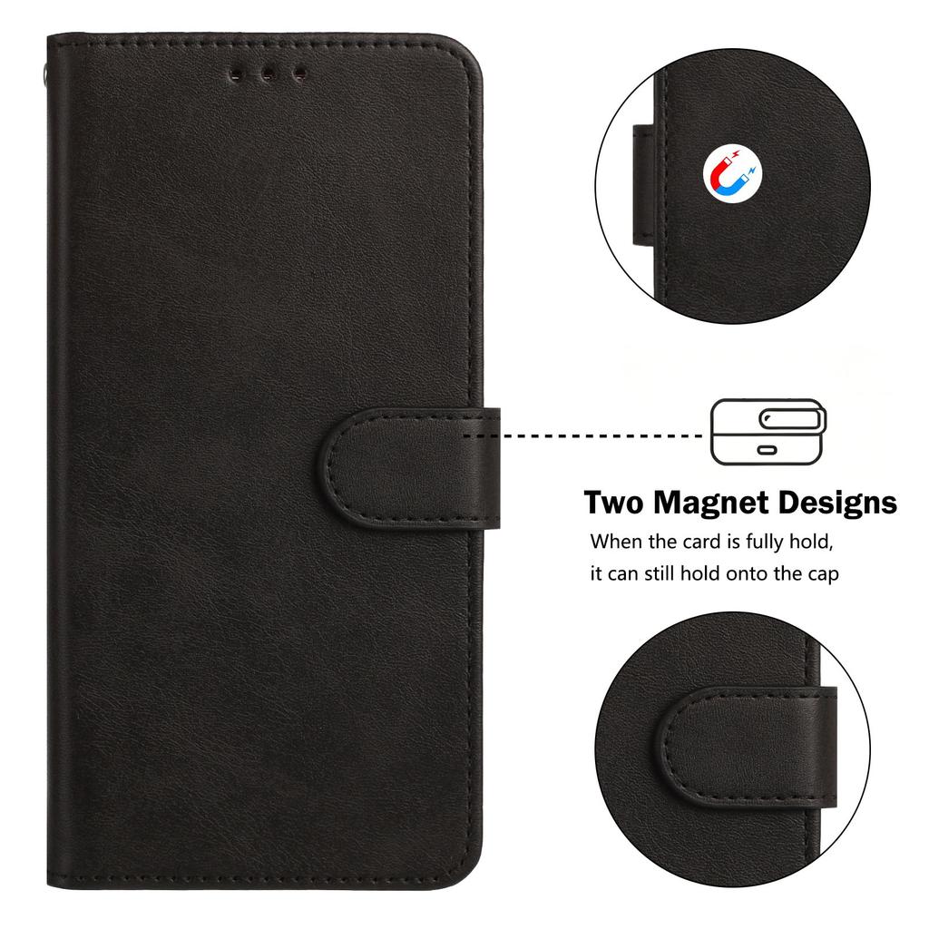 Leather Wallet Case For Xiaomi Poco C95 Pro C85 C85X C81 C81 Pro C75 C71 C65 C61 C55 C51 C50 C40 Flip Card Slots Kickstand Cover