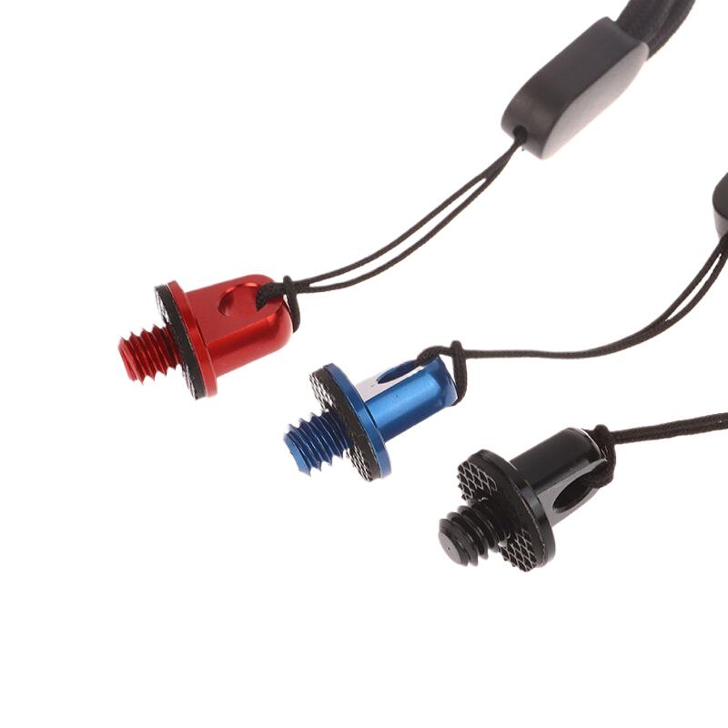 1/4 Zoll Griff Kameraschraube 1/4" D-Ring Adapter Mit Verstellbarer Handgelenk-Handschlaufe Lanyard Gurt Sling Für Stativ Fotostudio