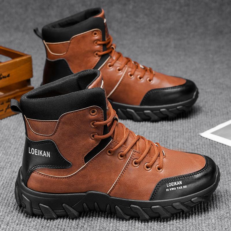 

Men Winter Casual Sports Boots New Versatile Warm Protection for Cold Weather Insulated Material for Winter Comfort 45