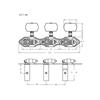 Black Color Classical Guitar Machine Heads Open Frame Style Guitar Tuning Keys  Classical Guitar