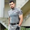 Men's Summer Short Sleeve Half Zip Breathable T Shirt Plus Size Tee