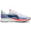 New LiNing Li Ning Running Collection Breathable And Resilient Low Top Running Shoes Men's White Blue ARMS039-2