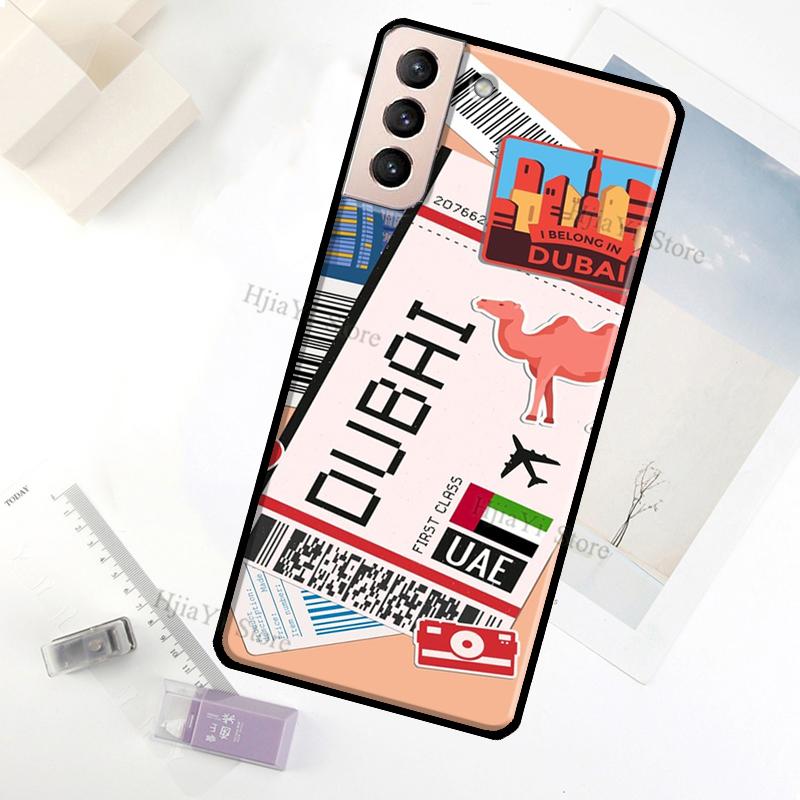 SYDNEY BOARDING PASS Traveltickets Case For Samsung Galaxy S23 Ultra Note 20 10 S9 S10 Plus S20 S21 FE S22 Ultra Phone Cover