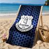 Fc Crest Design Printed Microfiber Beach Towel, Soft And Absorbent, Quick-Dry, Ideal for Summer Travel, Beach Essential, Swimming Pool
