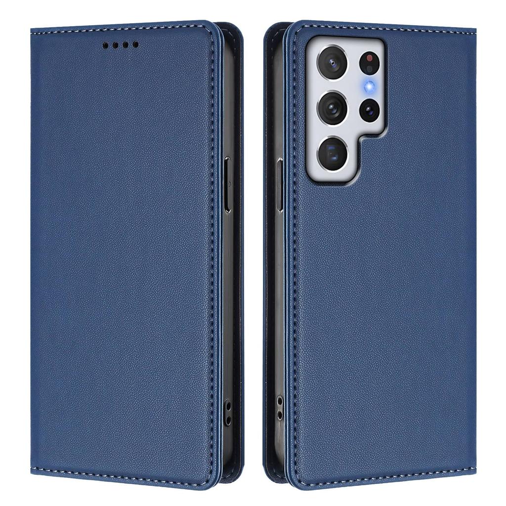 WEFOR Wallet Case für Samsung Galaxy S22 S21 S20 Ultra S10 S9 S8 Plus S7 S6 mit magnetischer Klapphülle, Kartenfächern & Ständer