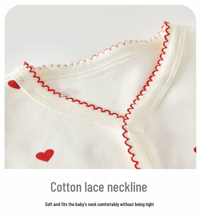 Pure Cotton Long Sleeve Baby Bodysuit for All Seasons