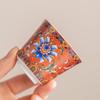 6pcs/set Flower Tea Cup Chinese Style Enamel Cup Kung Fu Tea Set Ceramic Cup  Afternoon Tea