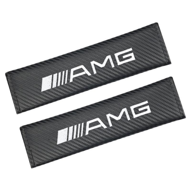 Car Seat Belt Protect Shoulder Pads Safety Handle Cover Headrest Neck Pillow for Mercedes benz W203 W204 W205 W210 W211 GLC CLA