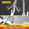 3 In1 Universal 360° Rotation Kitchen Faucet Extender ABS Durable Water Saving Shower Spray Head Bathroom Basin Tap Replacement