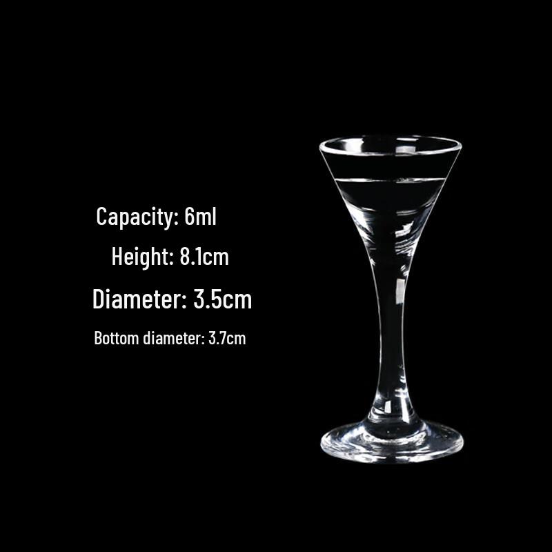 Qianxing Transparent Glass Shot Glasses