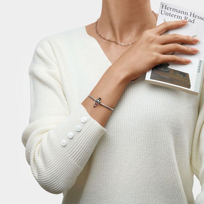 New Copper Plating Fashionable Flag Coffee Machine Camera Charm Pendant Suitable For Original Bracelets Women'S Diy Jewelry