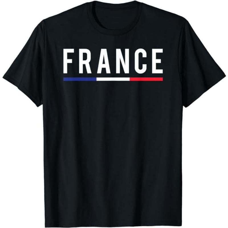 Soccer France Flag T-Shirt French Pride Tee France Football Two Stars Third Loading Clothes Frenchman Sport Foot Fan Team Jersey