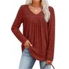 Women's Fashionable Long-sleeved Pullover Solid-color Top
